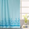 Штора для ванной Plot Art голубая фото 1