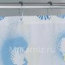 Штора для ванной Sea Snail голубая фото 3