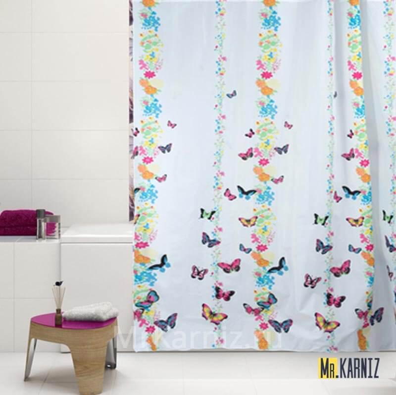 Штора для ванной BUTTERFLY shOW Штора для ванной BUTTERFLY SHOW