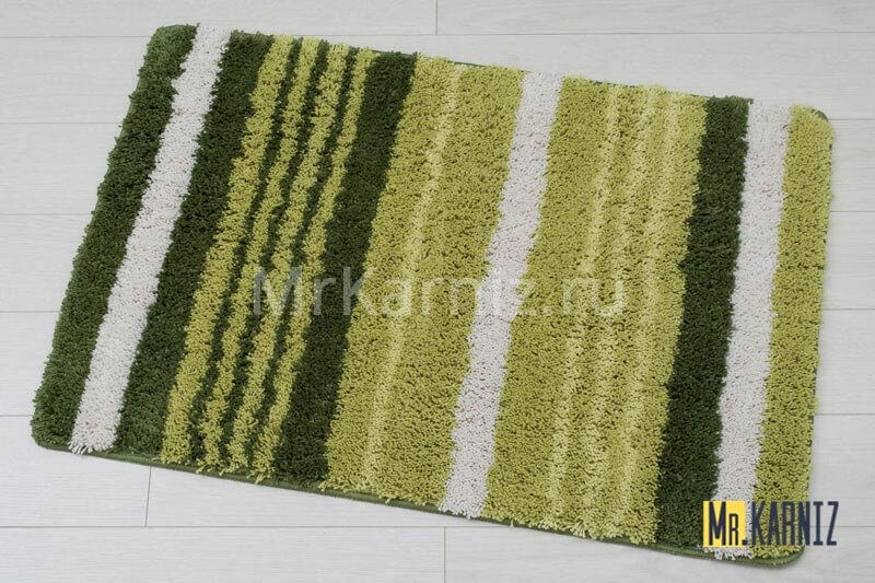 Коврик для ванной Найс 25 зеленый